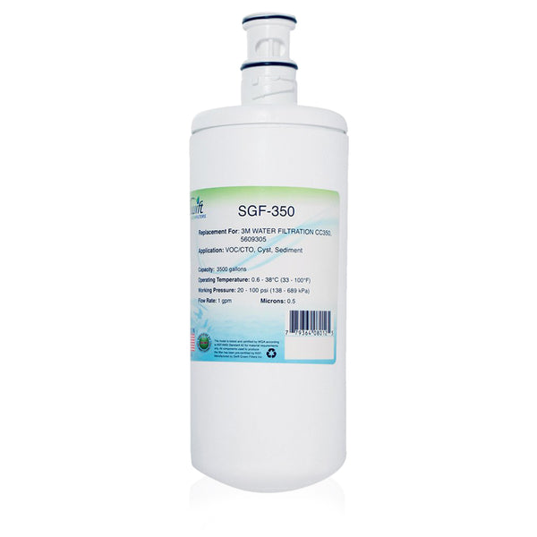 SGF-350 Compatible Coffee and Hot Tea Water Filter for 3M CC350