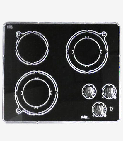 Swift Canada 3 Burner Electric Cooktop 24" Ceramic Surface Black Made In Canada, CER600C240