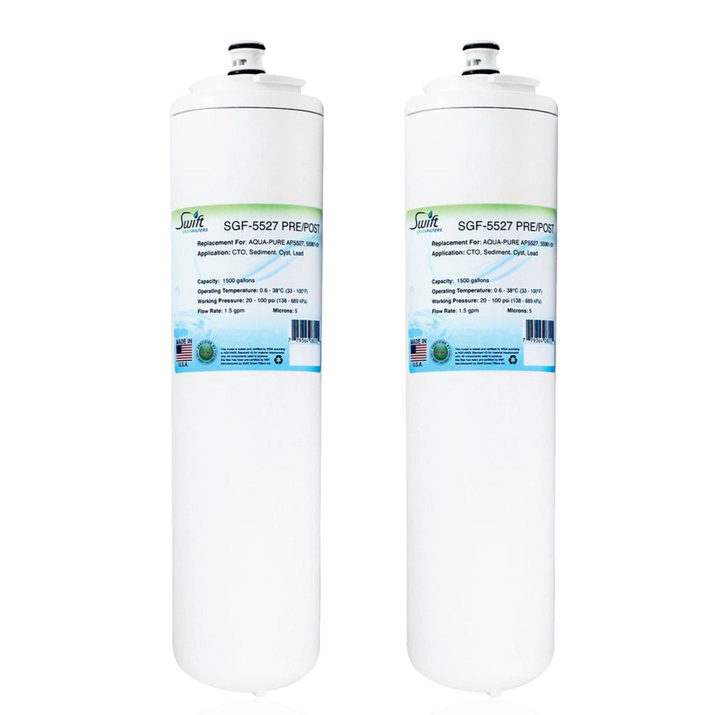 SGF-5527 pre filter/ Post Filters (set of 2) Compatible Drinking Water AQUA-PURE AP5527