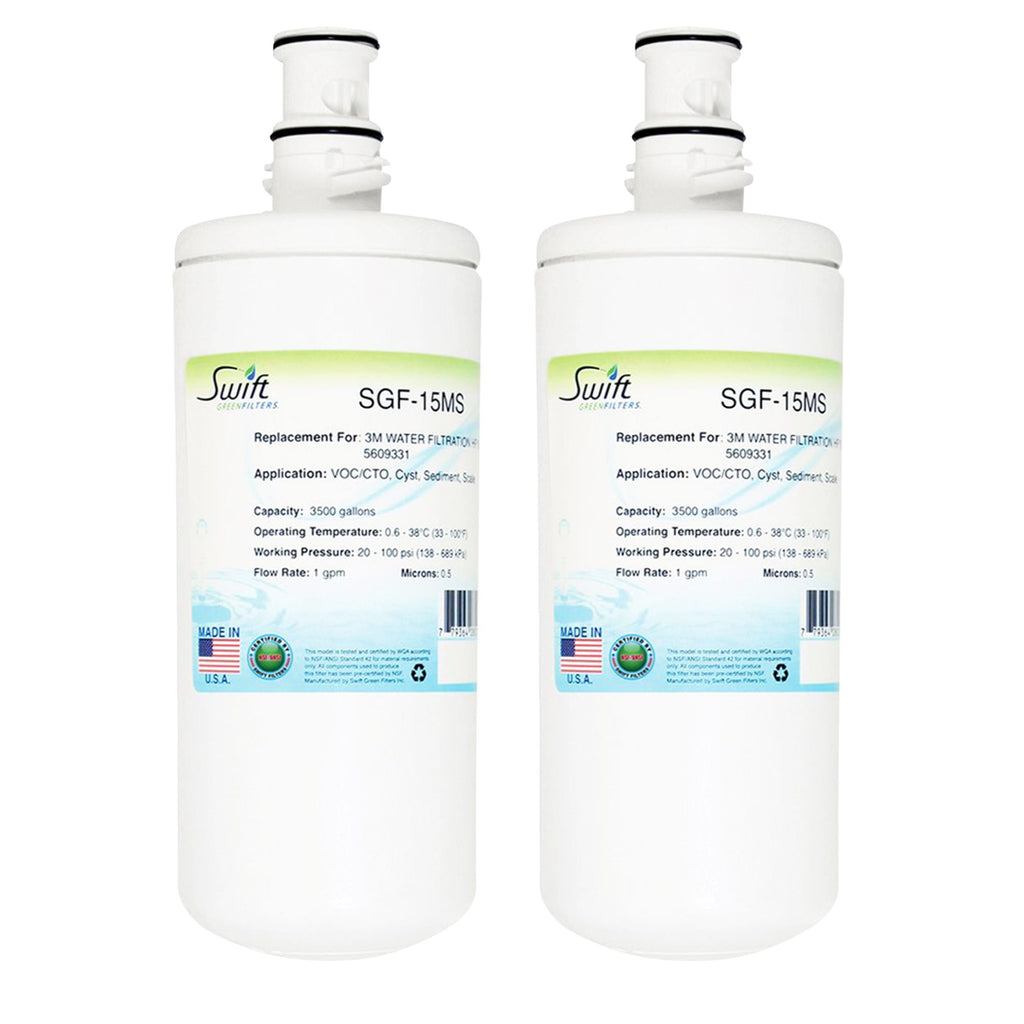 SGF-15MS Compatible Coffee and Hot Tea Water Filter for 3M HF15-MS
