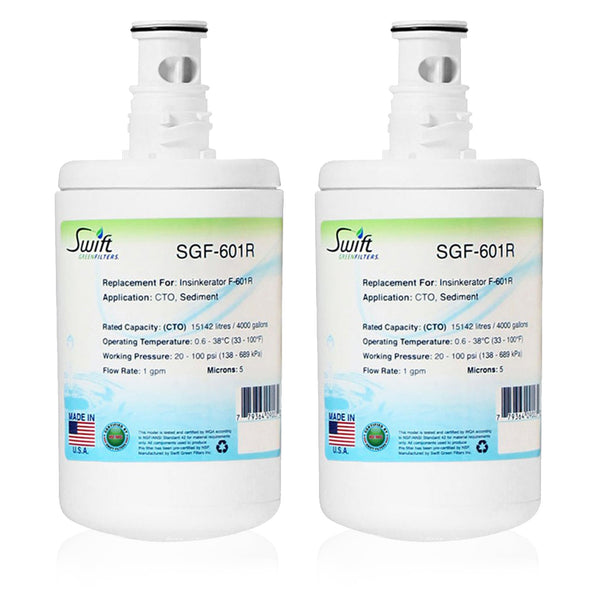 SGF-601R Compatible Under Sink  Water Filter for Insinkerator F-601R