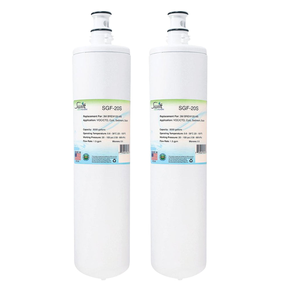 SGF-20S Compatible Coffee and Hot Tea Water Filter for 3M HF20-S