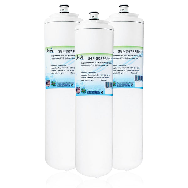 SGF-5527 pre filter/ Post Filters (set of 2) Compatible Drinking Water AQUA-PURE AP5527