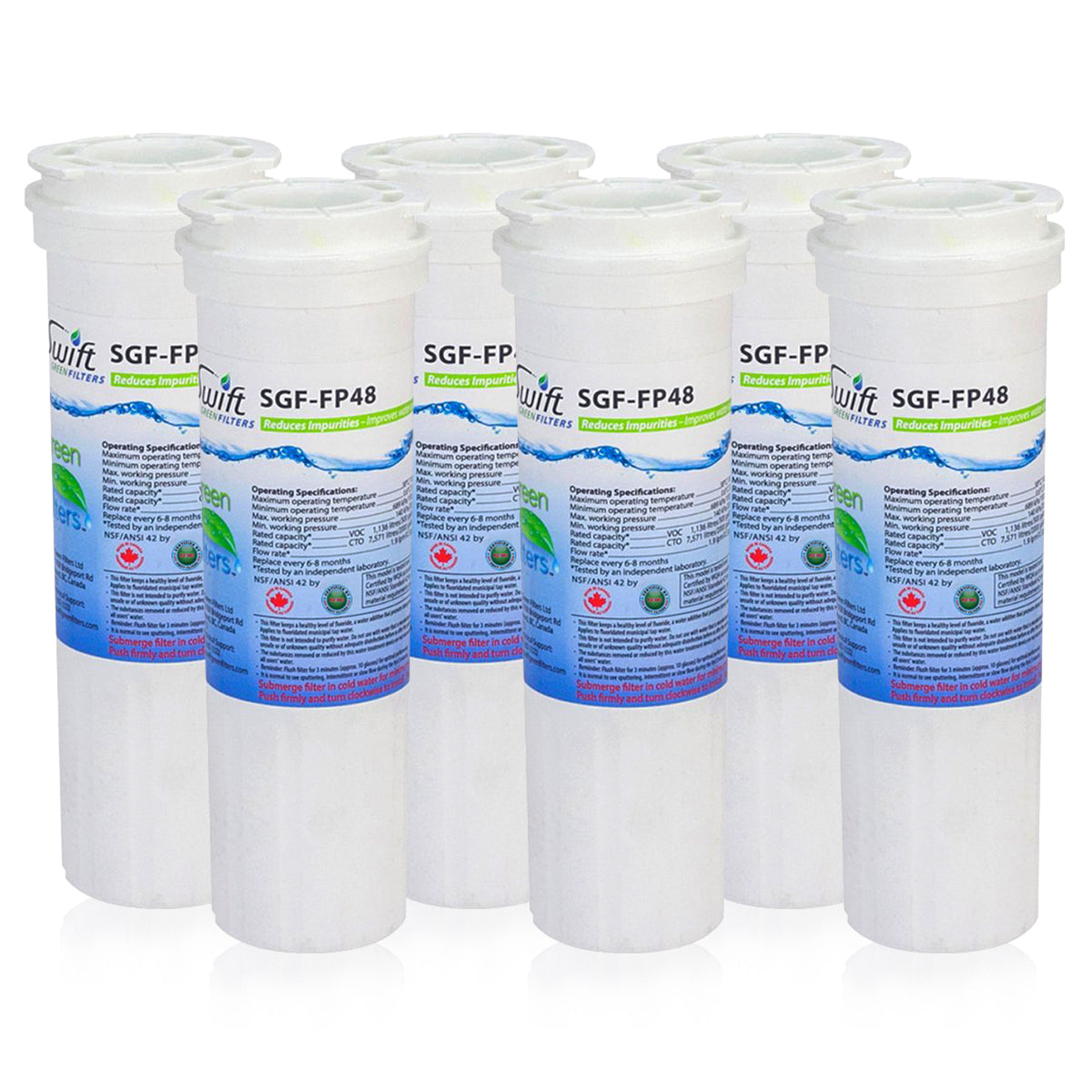 Swift Green Filter SGF-FP48 VOC Removal Refrigerator Water Filter
