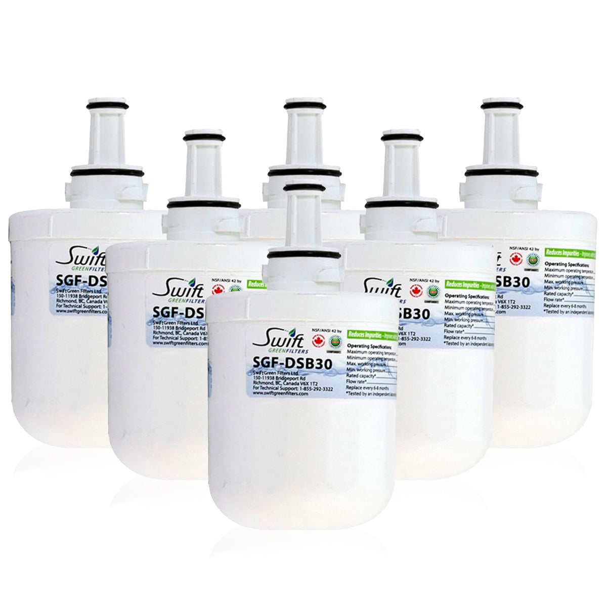 Swift Green Filter SGF-DSB30 Rx Pharmaceutical Removal Refrigerator Water Filter