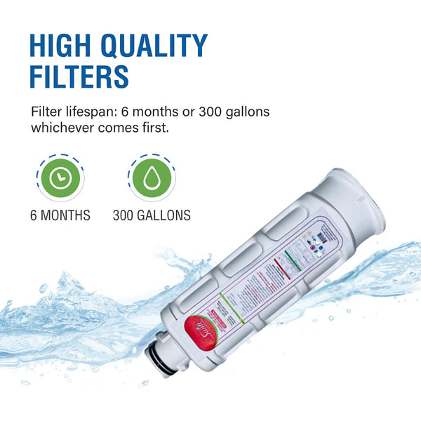 Swift Green Filters SGF-HAFQIN Rx Compatible Refrigerator Water Filter for DA97-17376B, DA97-08006C, HAF-QIN/EXP, RF28T5001SR Made in USA