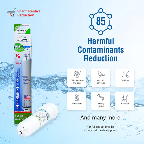 Swift Green Filter SGF-W84 Rx Pharmaceutical Removal Refrigerator Water Filter
