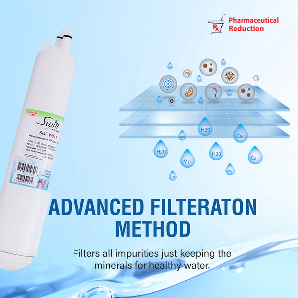 Swift Green Filter SGF-W84 Rx Pharmaceutical Removal Refrigerator Water Filter