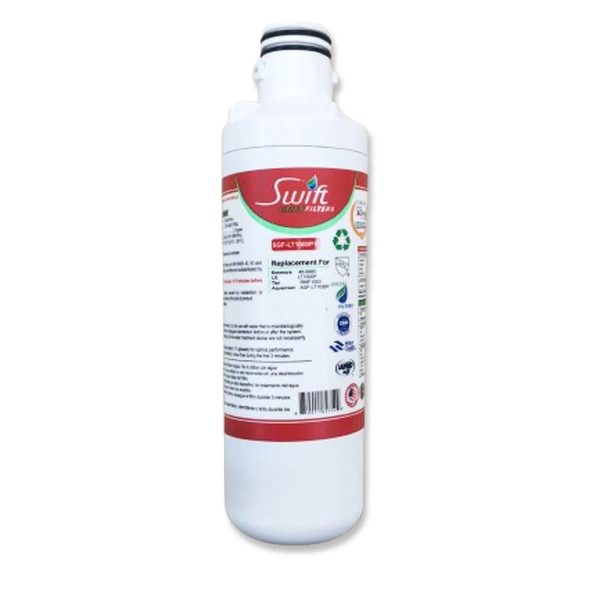 Swift Green Filter SGF-LT1000P Compatible Refrigerator Water Filter for LT1000P, AQF-LT1000P, RWF1053, MDJ64844601,46-9980 & LT120F Made in USA