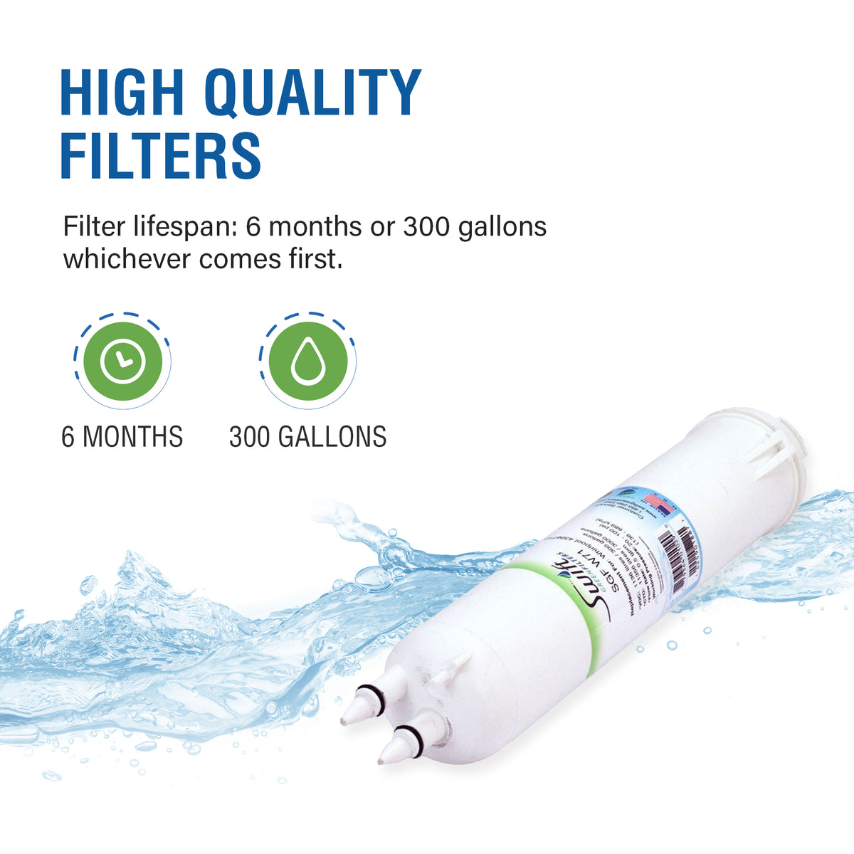 Swift Green Filter SGF-W71 VOC Removal Refrigerator Water Filter