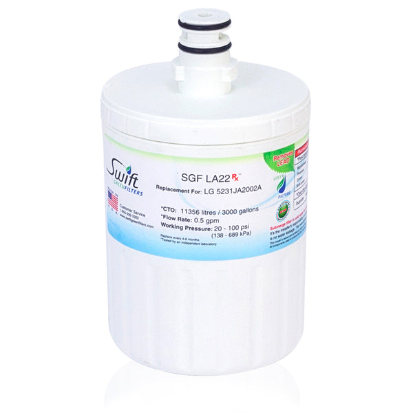 Swift Green Filter SGF-LA22 Rx Pharmaceutical Removal Refrigerator Water Filter