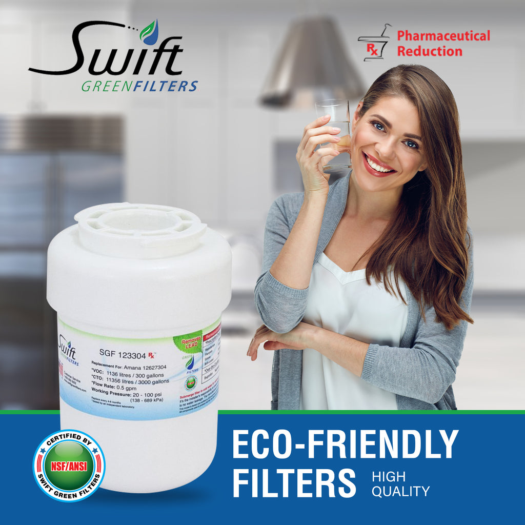 Swift Green Filter SGF-123304 Rx Pharmaceutical Removal Refrigerator Water Filter