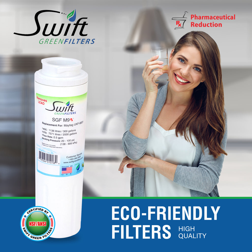 Swift Green Filter SGF-M9 Rx Pharmaceutical Removal Refrigerator Water Filter