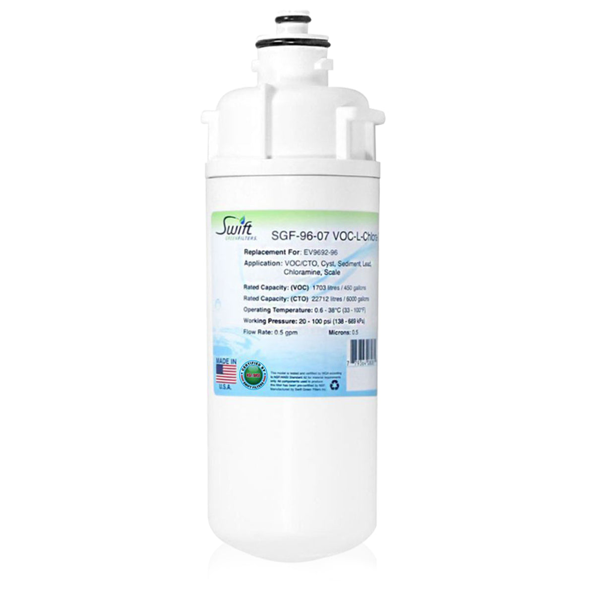 SGF-96-07 VOC-L-Chlora-S Compatible Office Filter for Everpure EV9692-96