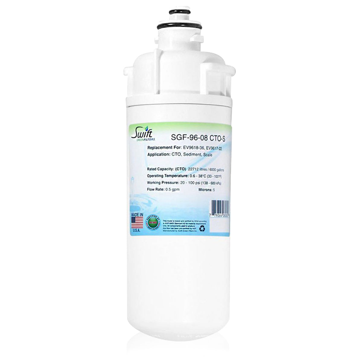 SGF-96-08 CTO-S Compatible Office Filter for Everpure EV9618-36