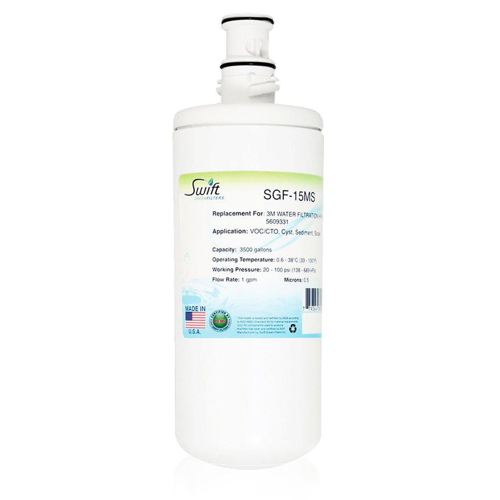 SGF-15MS Compatible Coffee and Hot Tea Water Filter for 3M HF15-MS