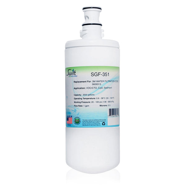 SGF-351 Compatible Coffee and Hot Tea Water Filter for 3M CC351