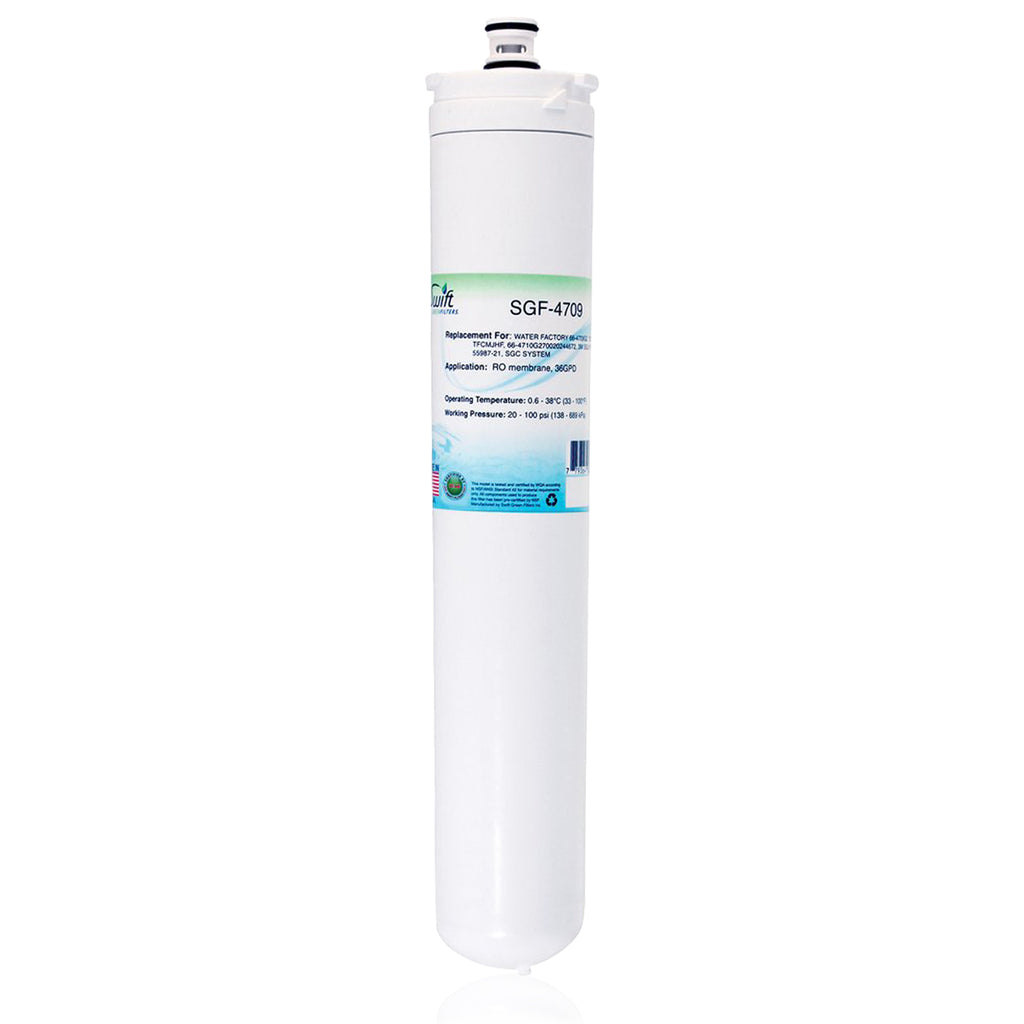 Swift Green Filters SGF-4709 Compatible Commercial Water Filter for 66-4709G2, 70020043306, TFCMJHF, 66-4710G270020244672.
