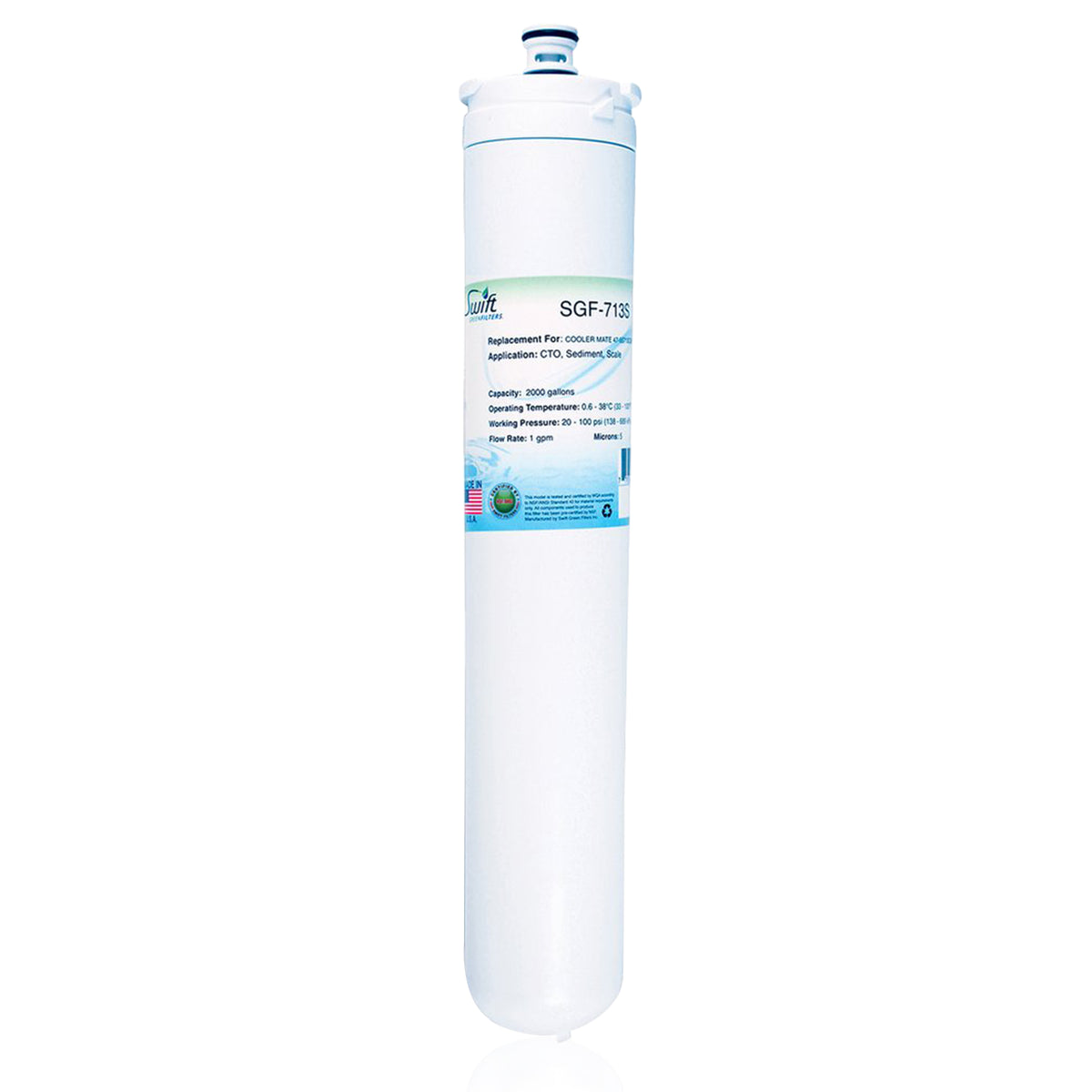 Replacement for 3M CoolerMate 47-55713CM Filter by Swift Green Filters SGF-713S