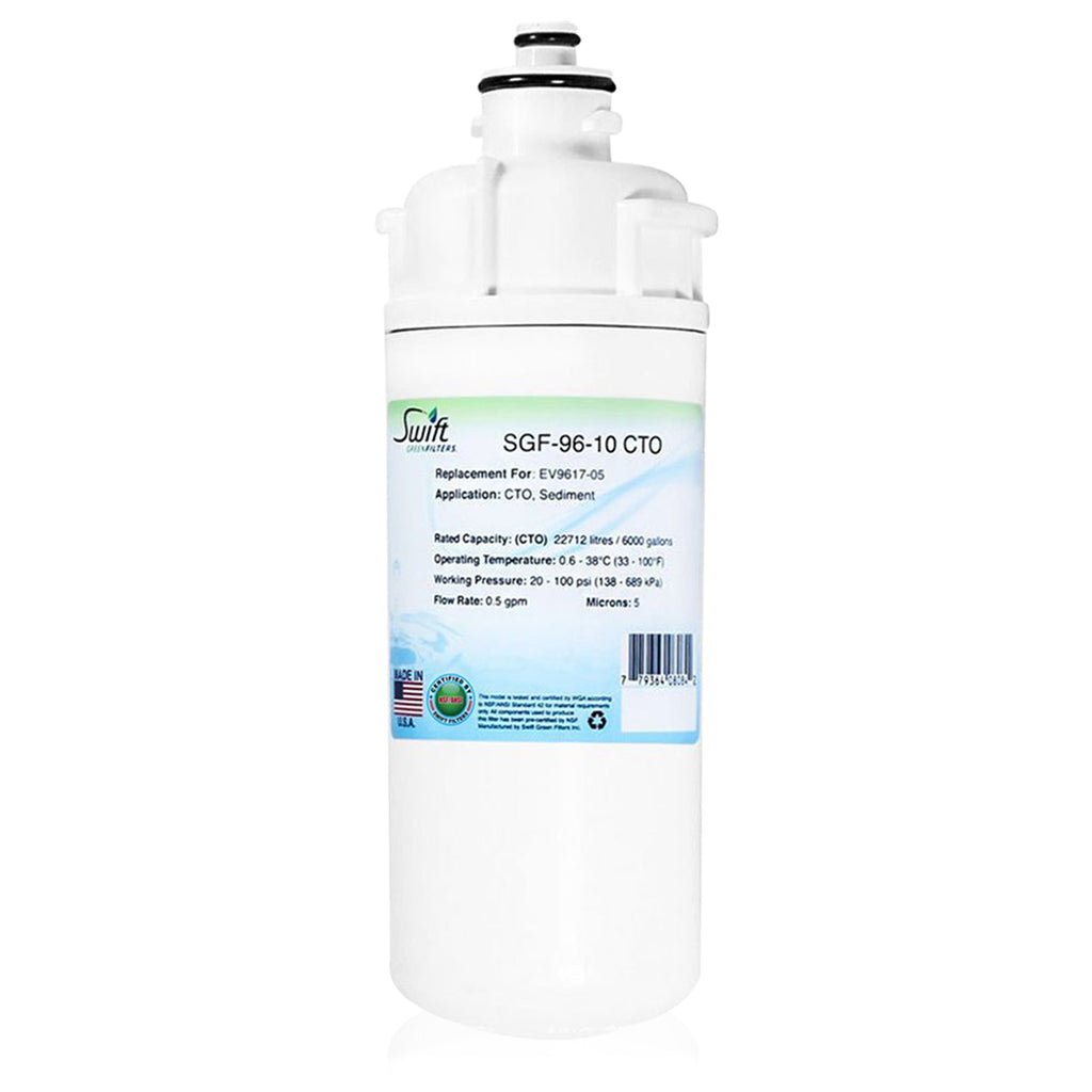 Swift Green Filters SGF-96-10 CTO Compatible Commercial Water Filter Replacement Cartridge for 2CB5, AC, 2CB5-K, 2FC, EV9601-12,EV9617-06 EV9617-05, EV9691-56, EV9691-66.