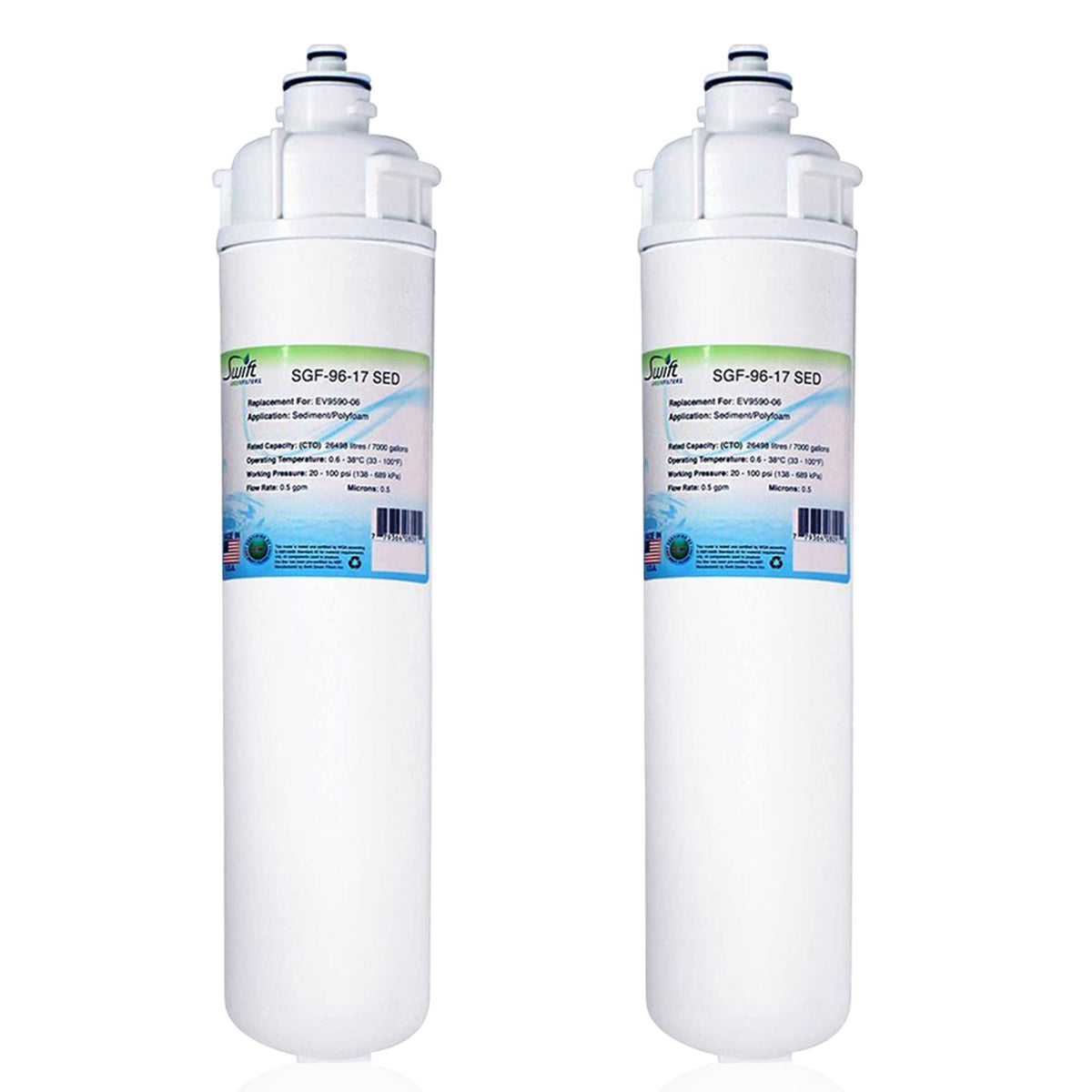 Swift Green Filters SGF-96-17 SED Compatible Commercial Water Filter Replacement Cartridge for 4C-X, EV9590-06.