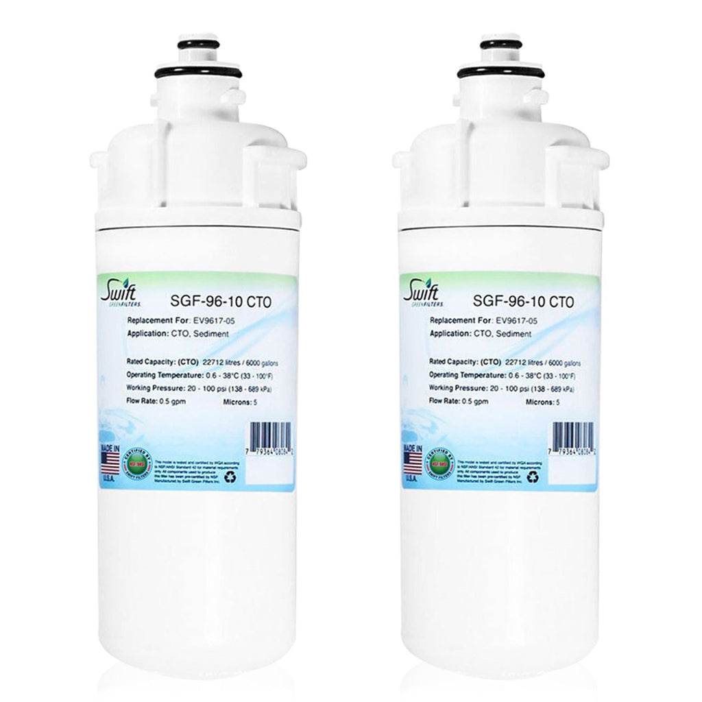 Swift Green Filters SGF-96-10 CTO Compatible Commercial Water Filter Replacement Cartridge for 2CB5, AC, 2CB5-K, 2FC, EV9601-12,EV9617-06 EV9617-05, EV9691-56, EV9691-66.