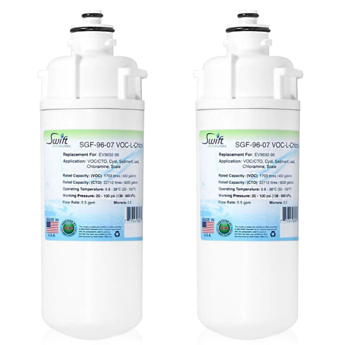 SGF-96-07 VOC-L-Chlora-S Compatible Office Filter for Everpure EV9692-96