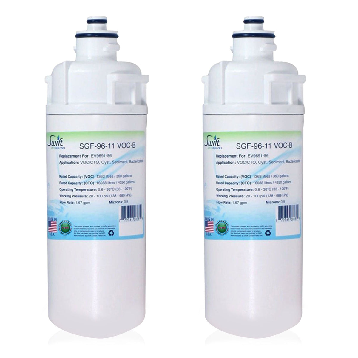 SGF-96-11 VOC-B Compatible Office Filter for Everpure EV9691-56
