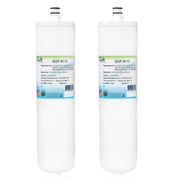 SGF-8112S Compatible Coffee and Hot Tea Water Filter for CUNO CFS8112-S