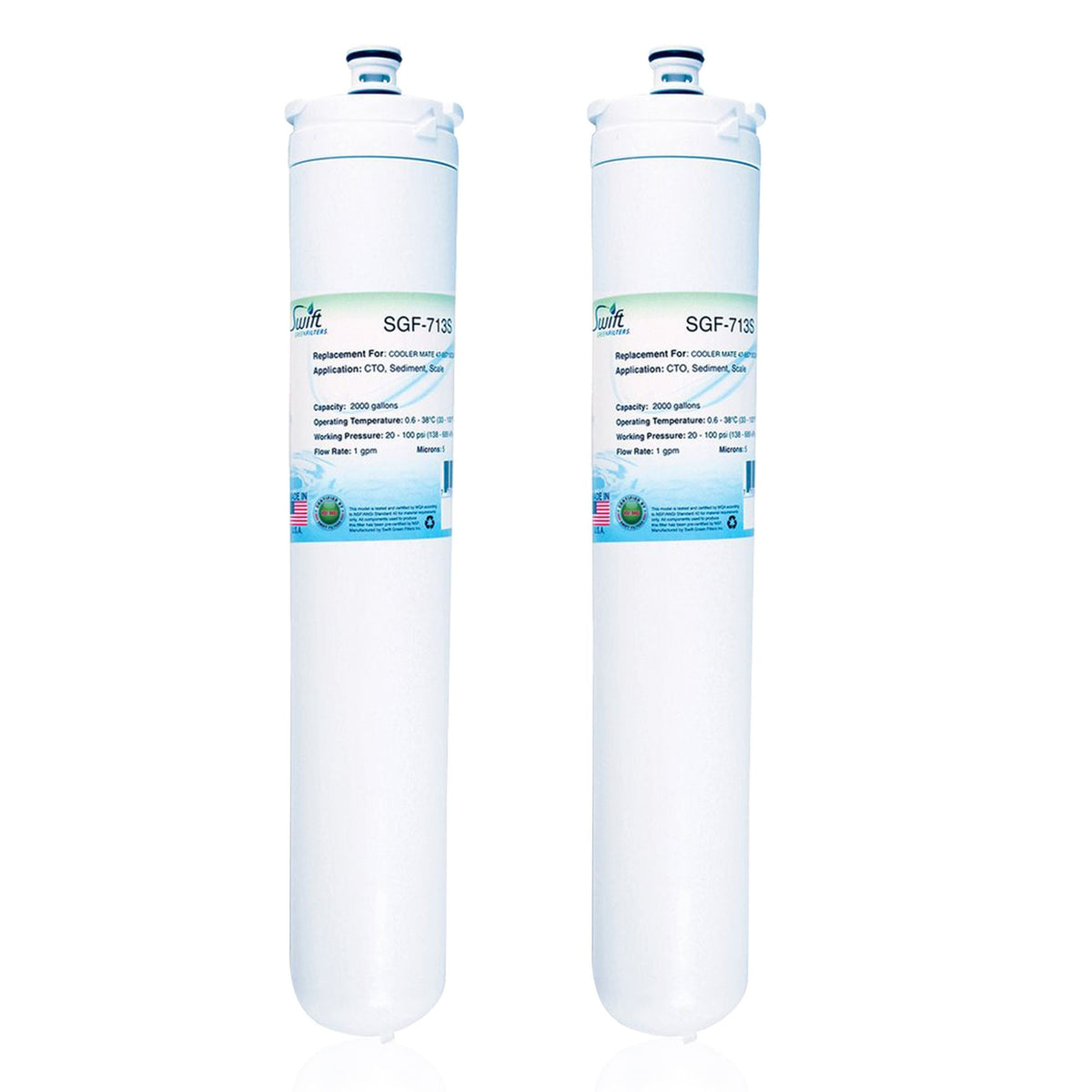 Swift Green Filters SGF-713S Compatible Commercial Water Filter for 47-55713CM, PSQC1.