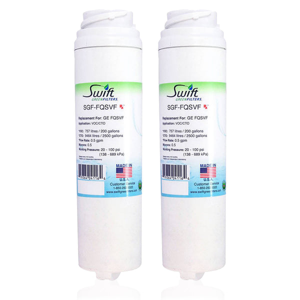 Replacement GE FQSVF FQSLF GXSV65R GXSV65F Refrigerator Water Filter SGF-FQSVF Rx