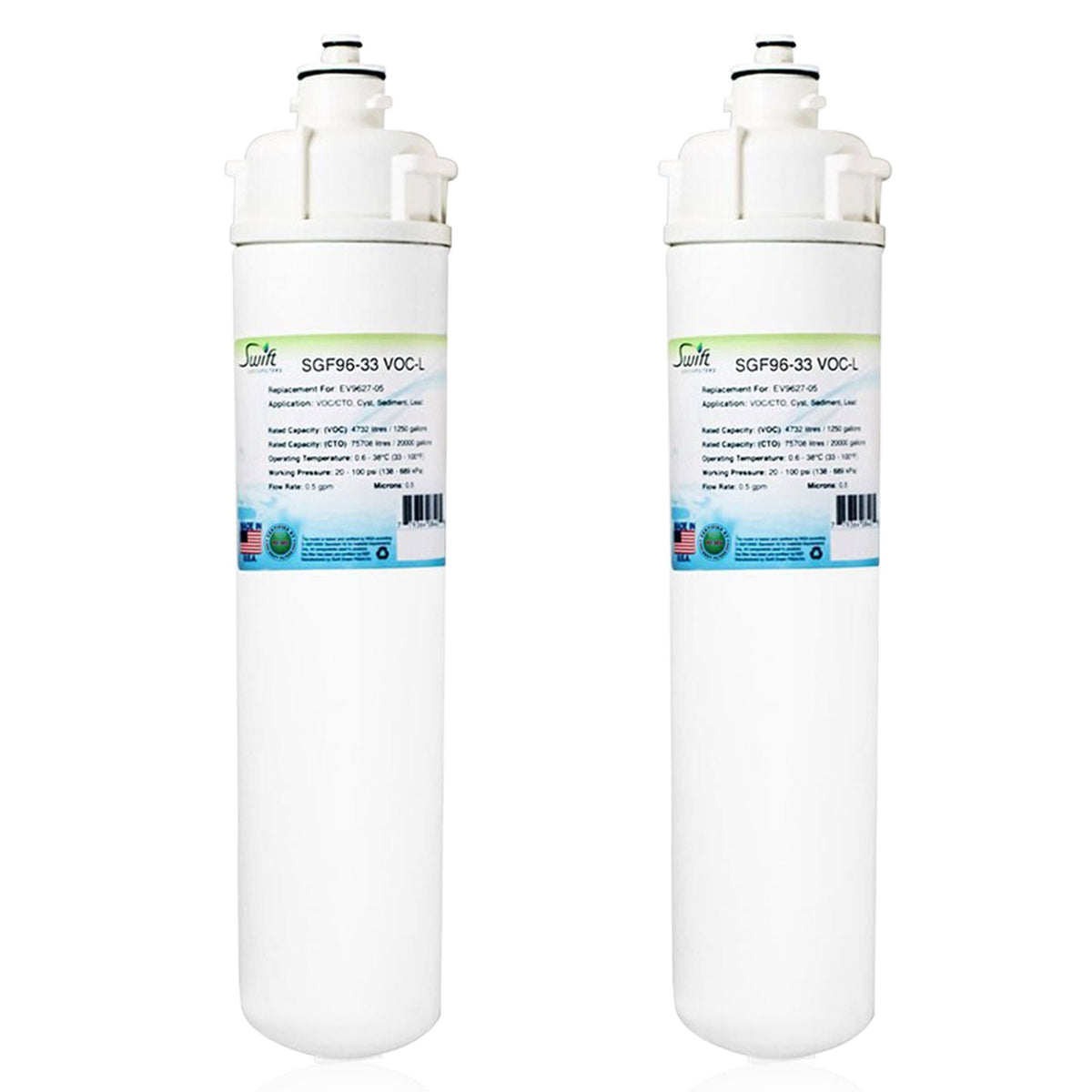 SGF-96-33 VOC-L Compatible Food Service Filter for Everpure EV9627-05