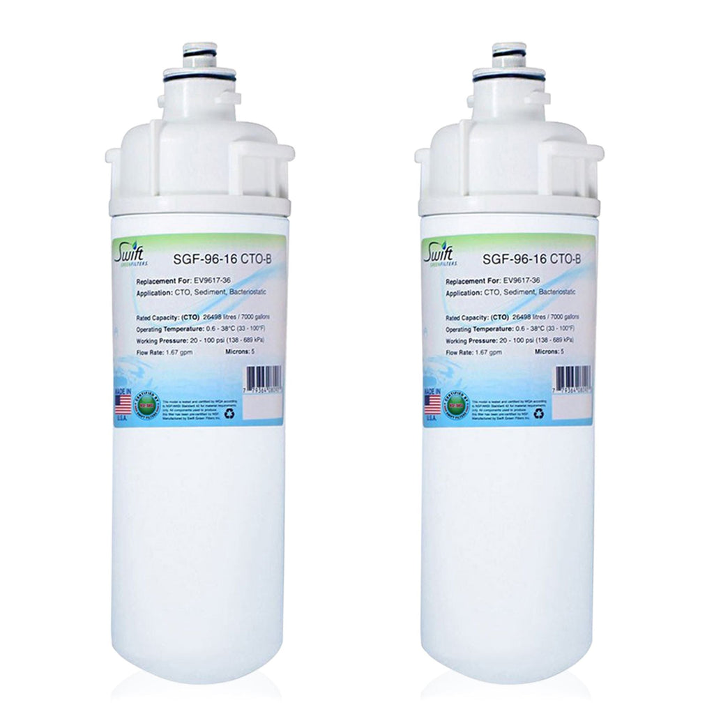 Swift Green Filters SGF-96-16 CTO-B Compatible Commercial Water Filter Replacement Cartridge for 4CB5-K, EV9617-36.