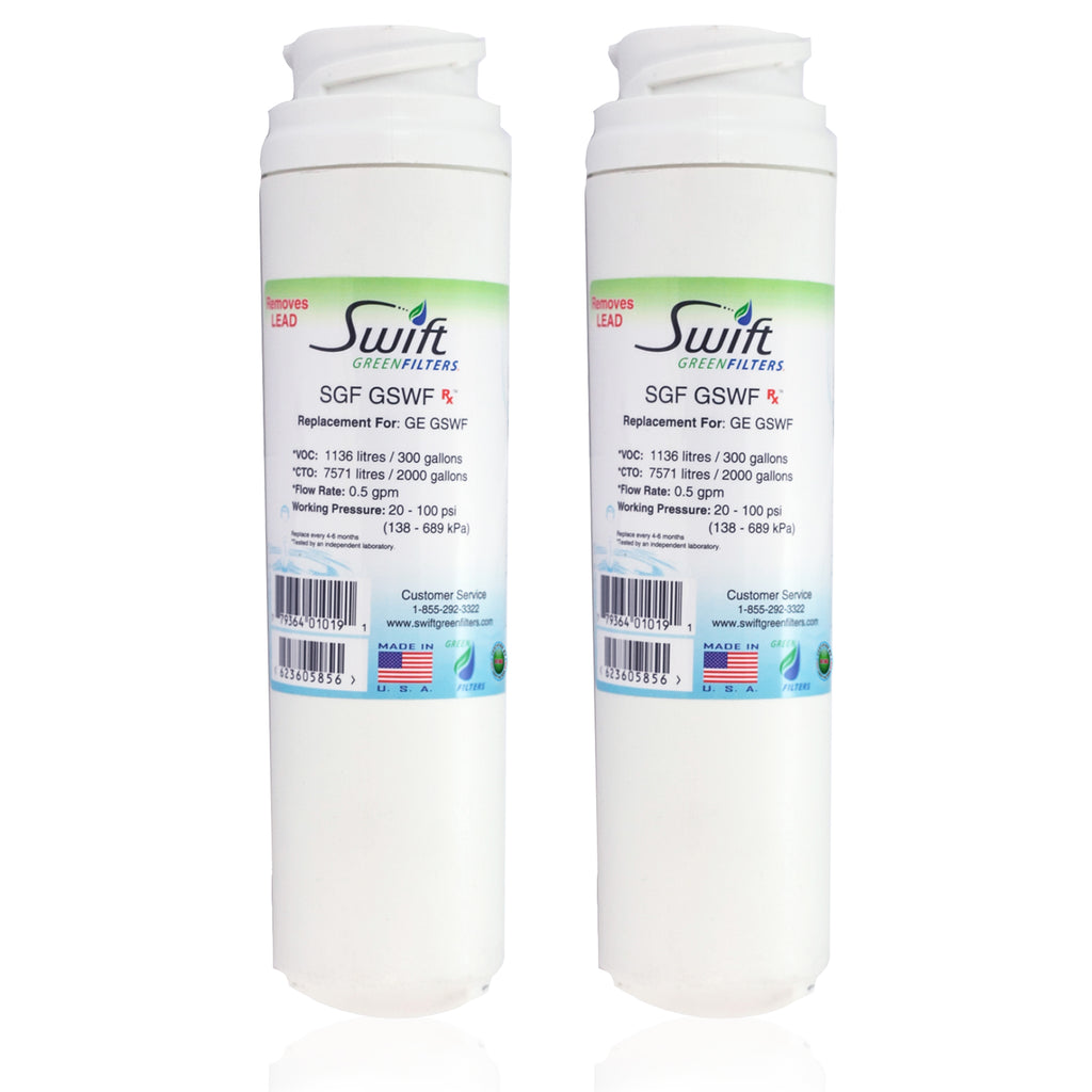 GE GSWF, Tier 1 RWF1061 & EcoAqua EFF-6023A Compatible Pharmaceutical Refrigerator Water Filter