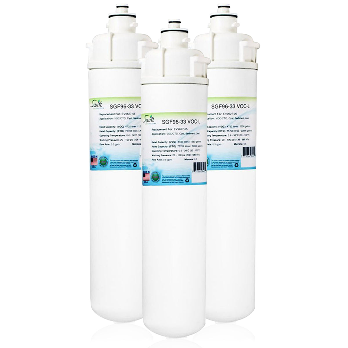 Replacement for Everpure EV9627-05 Filter by Swift Green Filters SGF-96-33 VOC-L