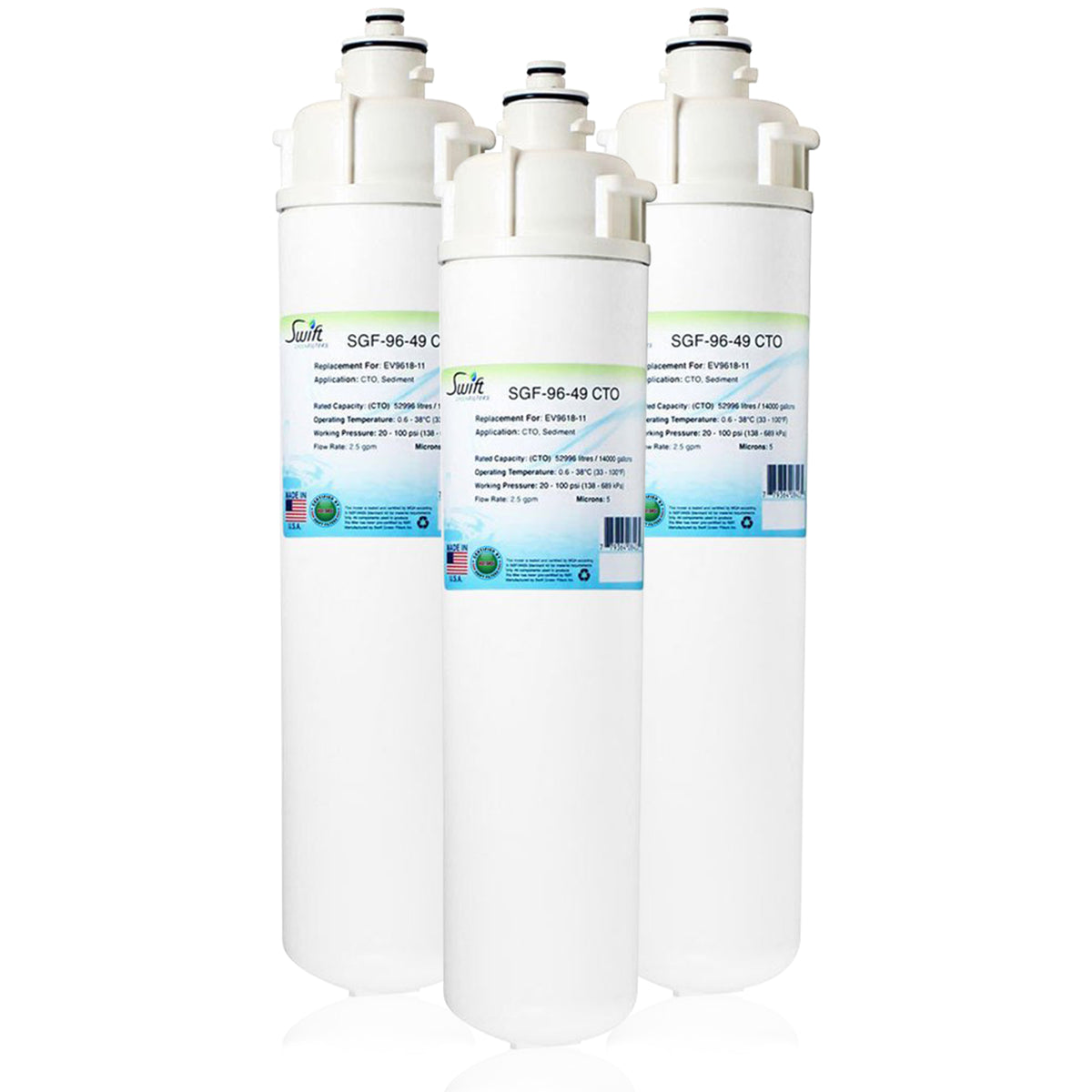 Replacement for Everpure EV9618-11,EV9618-16 Filter by Swift Green Filters SGF-96-49 CTO