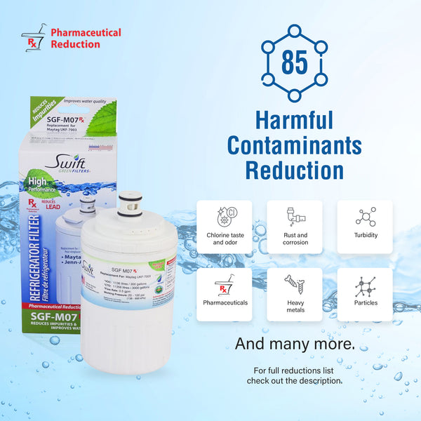 Swift Green Filter SGF-M07 Rx Pharmaceutical Removal Refrigerator Water Filter