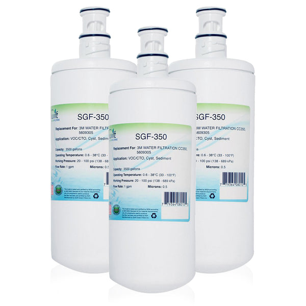SGF-350 Compatible Coffee and Hot Tea Water Filter for 3M CC350