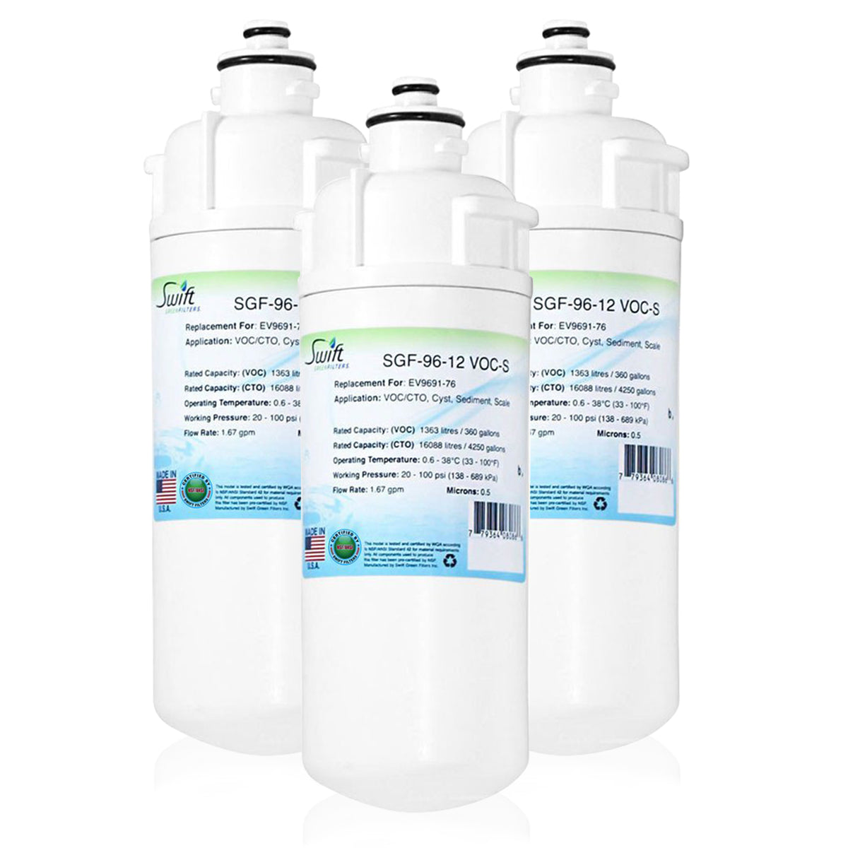 SGF-96-12 VOC-S Compatible Office Filter for Everpure EV9691-76