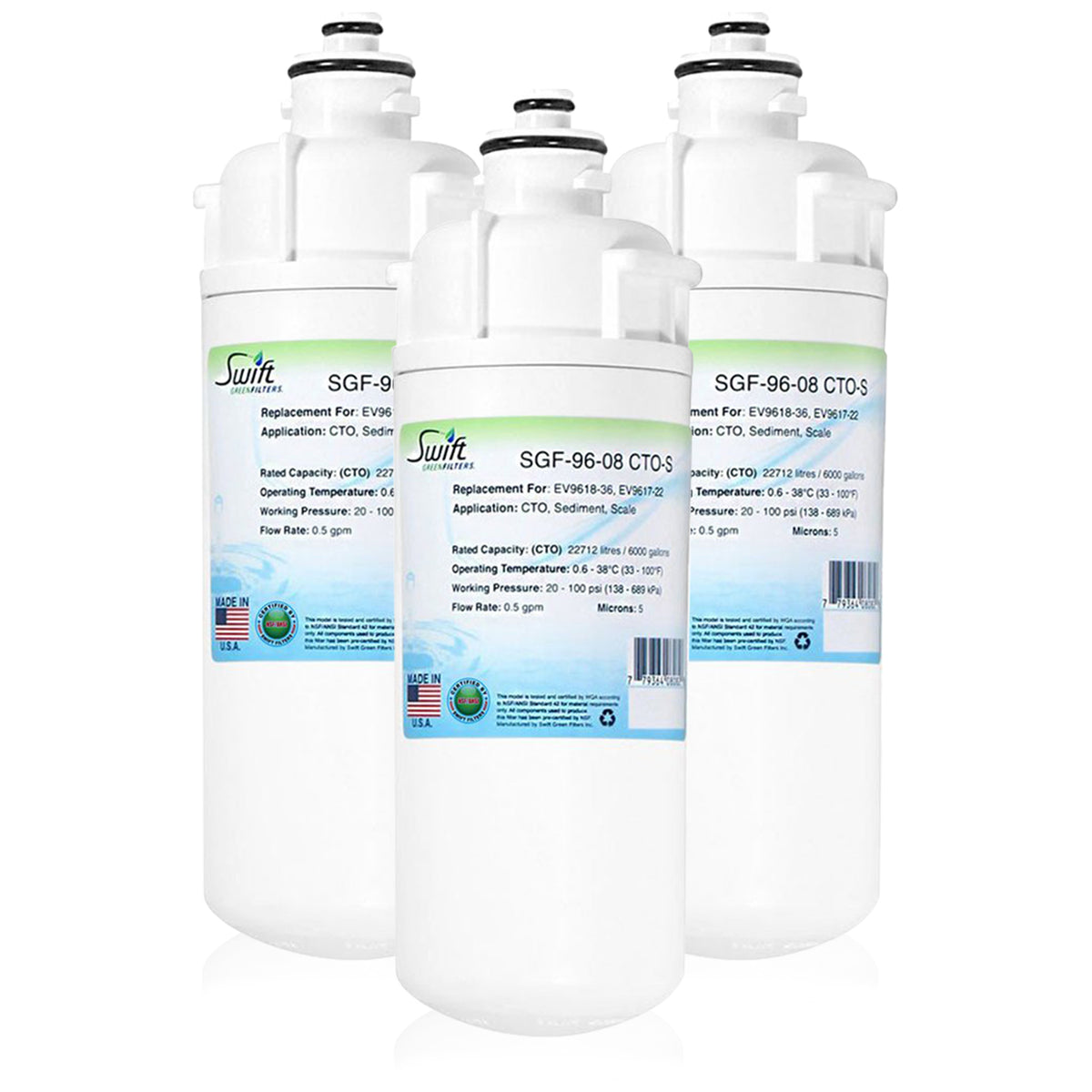 SGF-96-08 CTO-S Compatible Office Filter for Everpure EV9618-36
