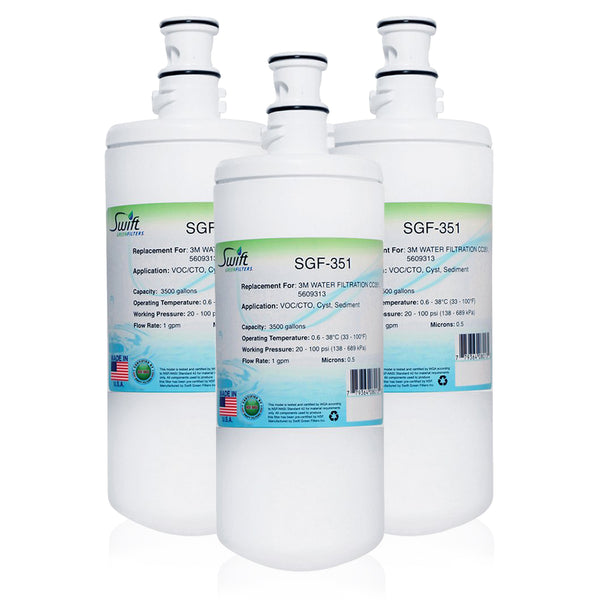 SGF-351 Compatible Coffee and Hot Tea Water Filter for 3M CC351