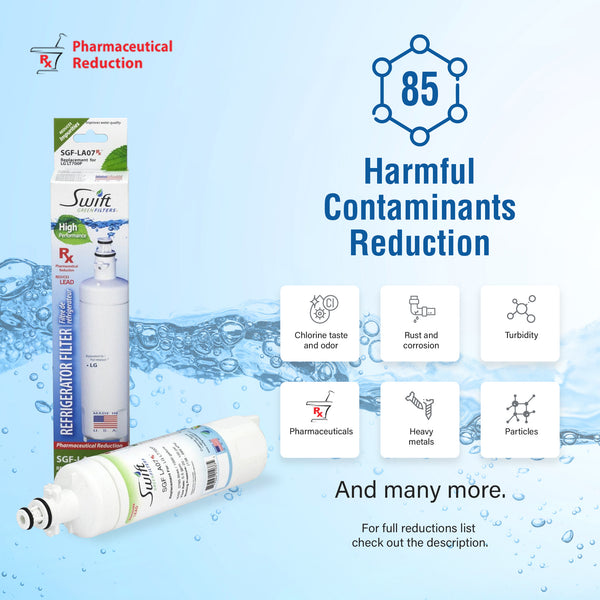 Swift Green Filter SGF-LA07 Rx Pharmaceutical Removal Refrigerator Water Filter