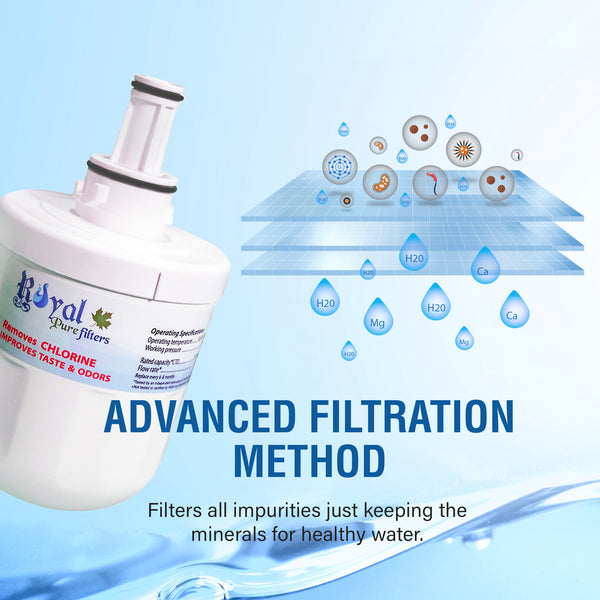 Royal Pure Filter RPF-DA29-00003B CTO Removal Refrigerator Water Filter