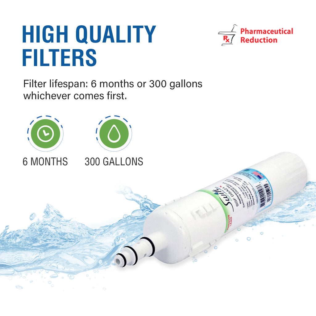 Swift Green Filter SGF-DSA21 Rx Pharmaceutical Removal Refrigerator Water Filter
