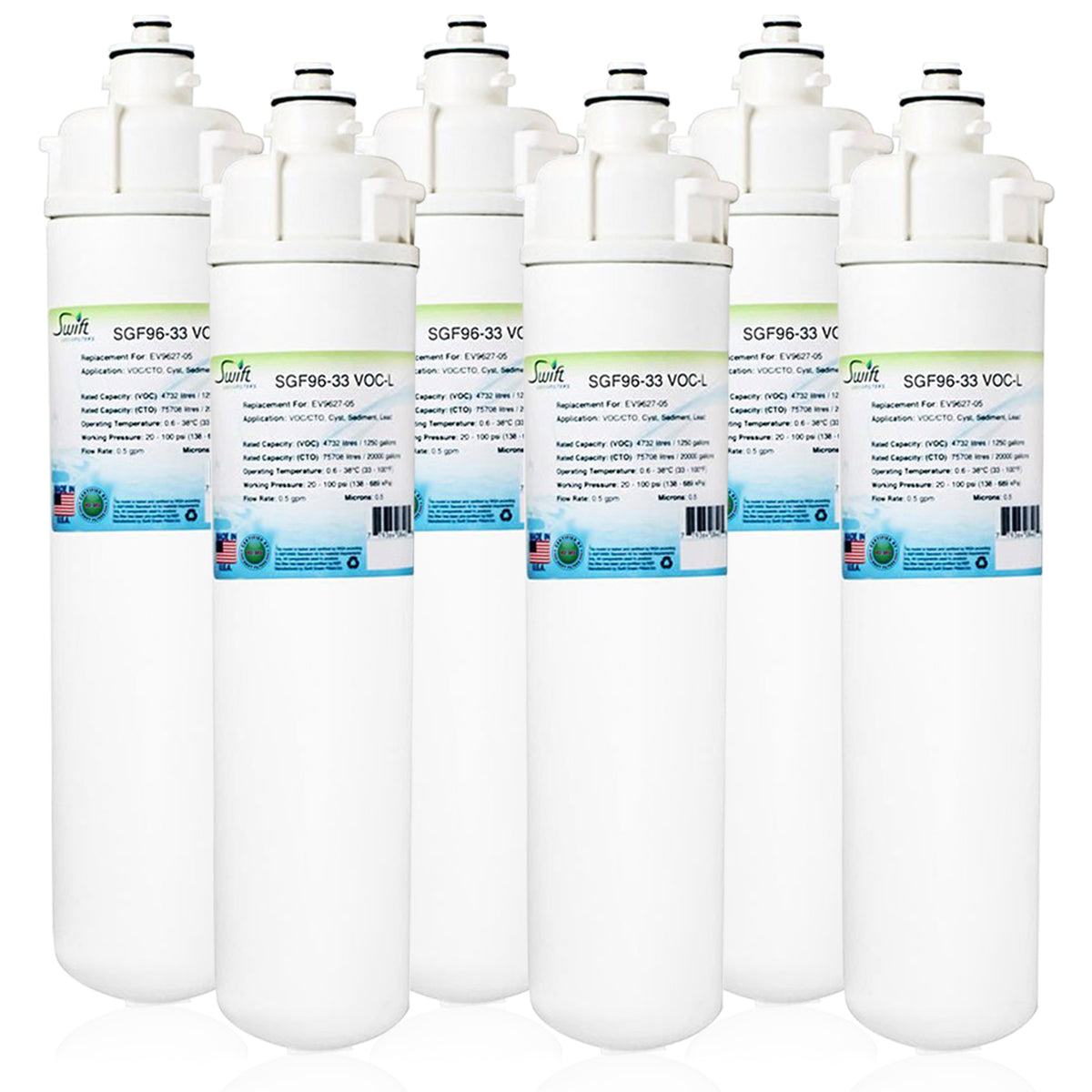 Replacement for Everpure EV9627-05 Filter by Swift Green Filters SGF-96-33 VOC-L
