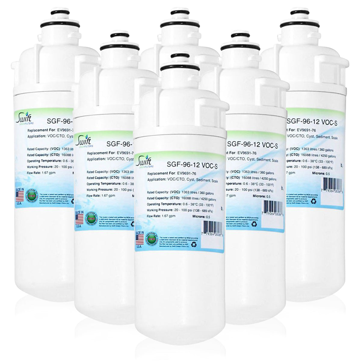 SGF-96-12 VOC-S Compatible Office Filter for Everpure EV9691-76