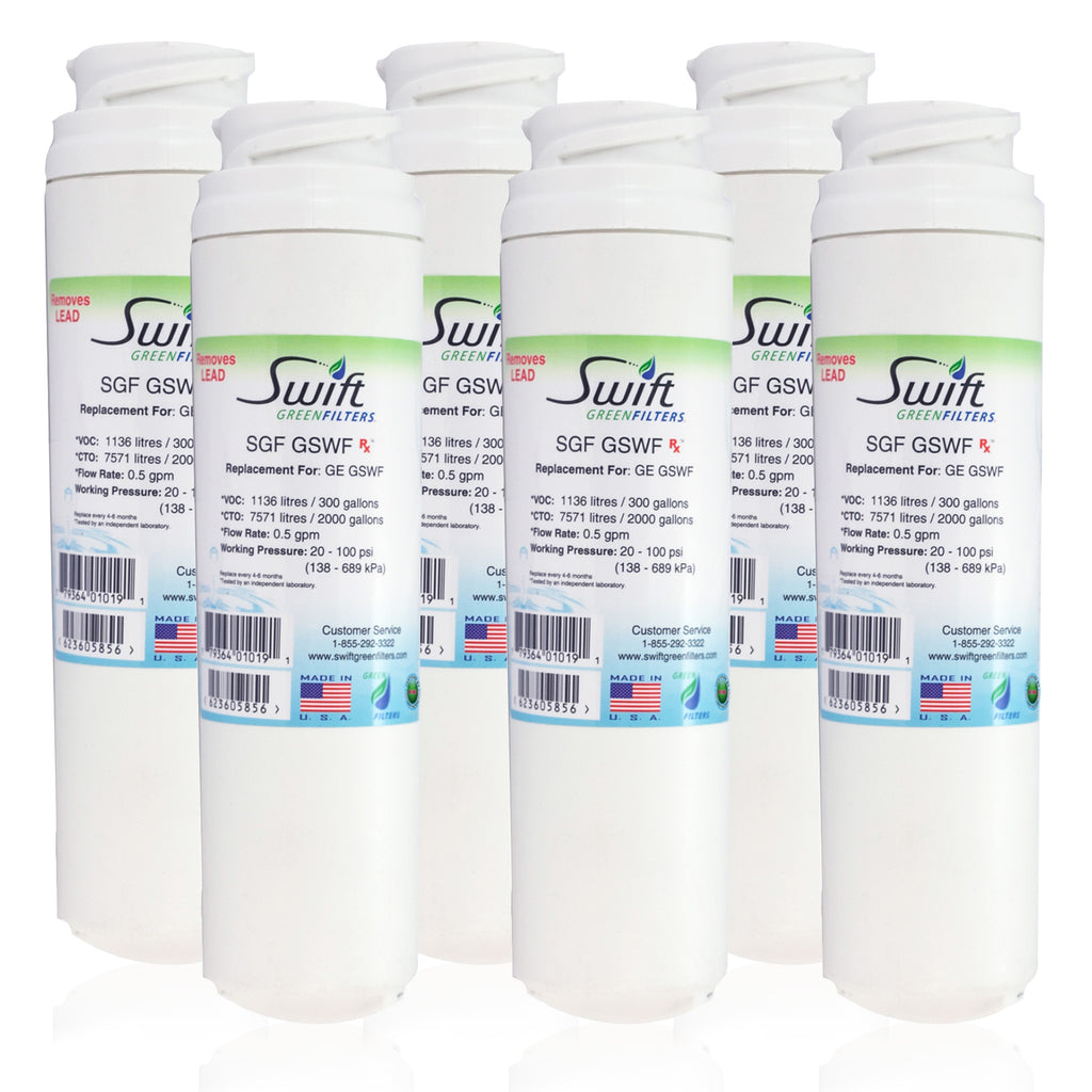 GE GSWF, Tier 1 RWF1061 & EcoAqua EFF-6023A Compatible Pharmaceutical Refrigerator Water Filter