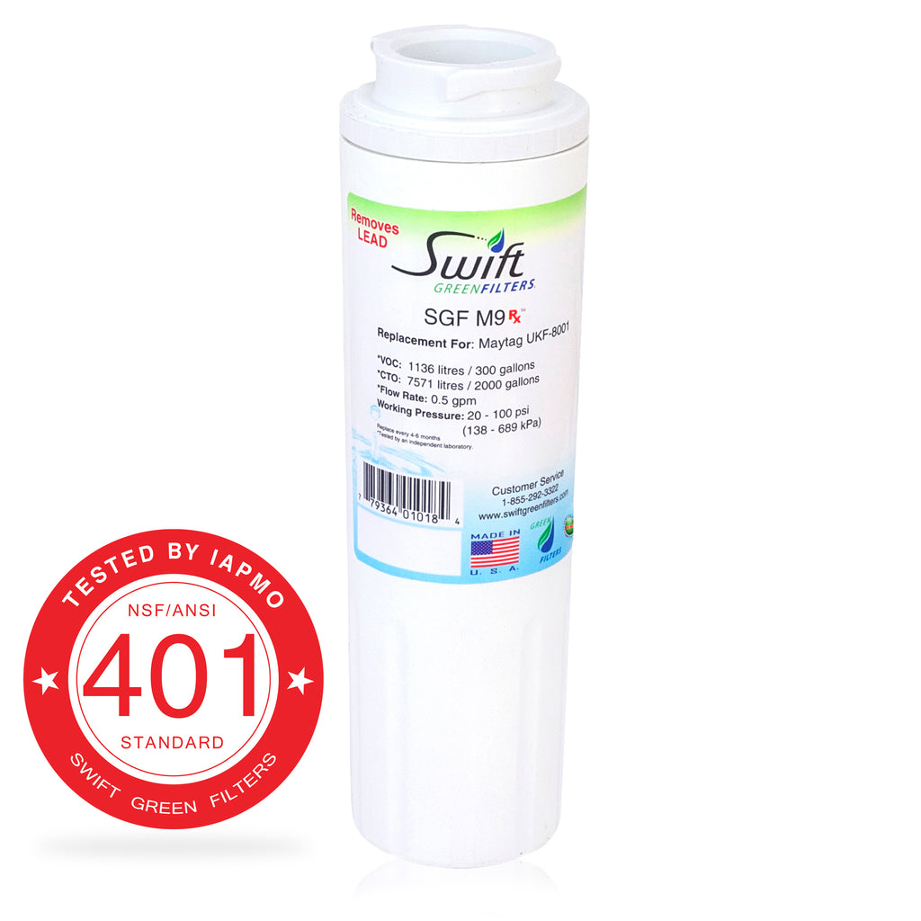 Swift Green Filter SGF-M9 Rx Pharmaceutical Removal Refrigerator Water Filter