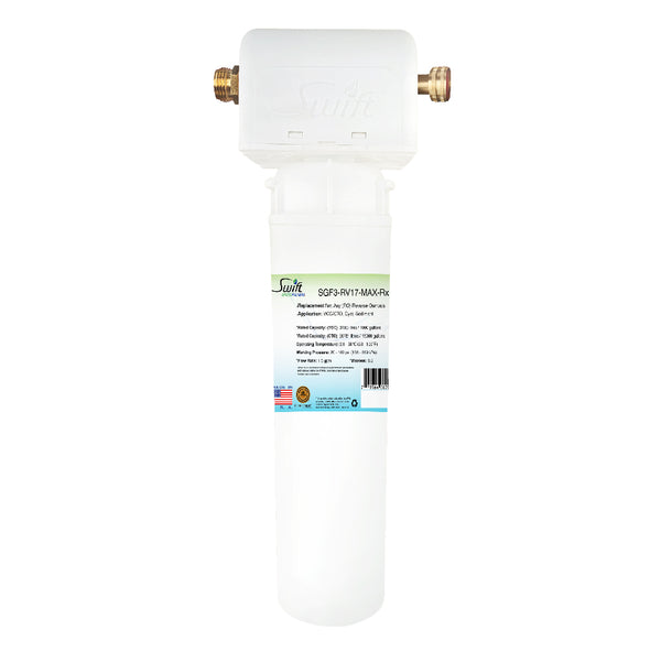 Swift Green Filters SGF3-RV17-MAX-RX– Multi-Stage Under Sink Water Filter System | High Capacity, Eco-Friendly, Direct Connect | Made in USA