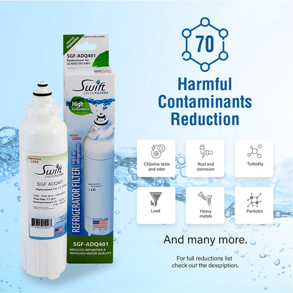 Swift Green Filter SGF-ADQ401 VOC Removal Refrigerator Water Filter